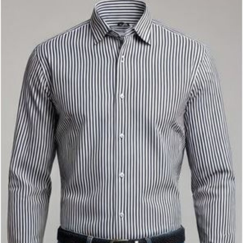 Vintage 80s Express Design Studio 2-Ply Cotton Striped Button Down Shirt Xl